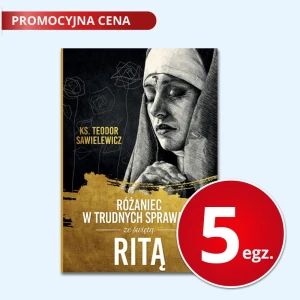 Zestaw Teobańkologia (Różaniec w trudnych sprawach ze świętą Ritą 5 egz.)