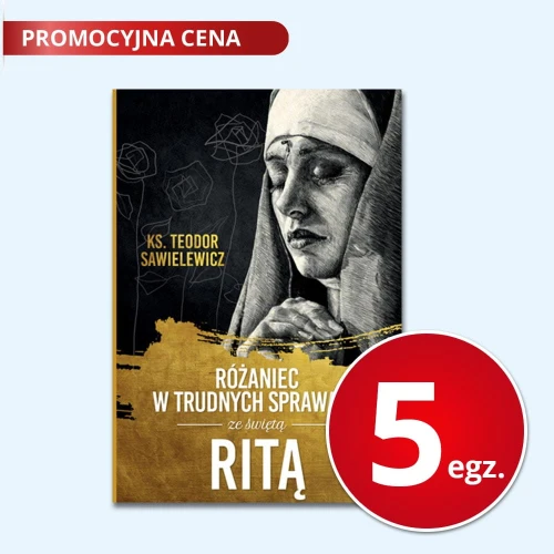 Zestaw Teobańkologia (Różaniec w trudnych sprawach ze świętą Ritą 5 egz.)