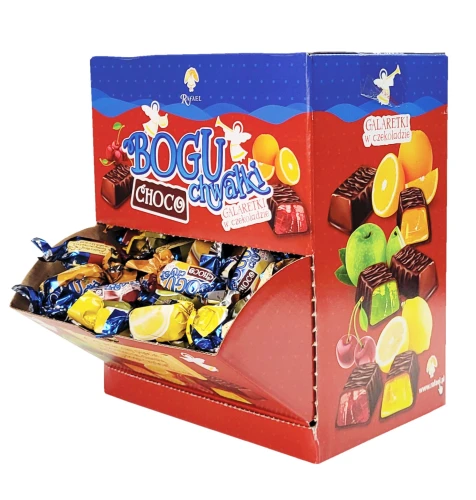 Boguchwałki CHOCO – galaretki w czekoladzie (Box z kieszonką - 3kg) 