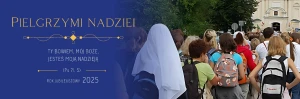 Baner z hasłem roku liturgicznego