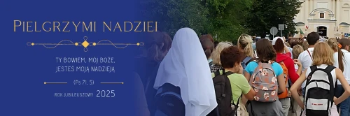 Baner z hasłem roku liturgicznego
