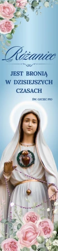 Baner na Nabożeństwa Różańcowe