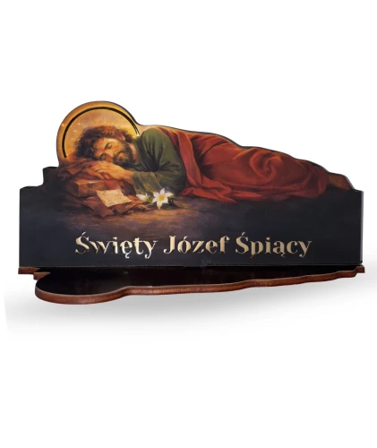 Obrazek św. Józef Śpiący z modlitwą