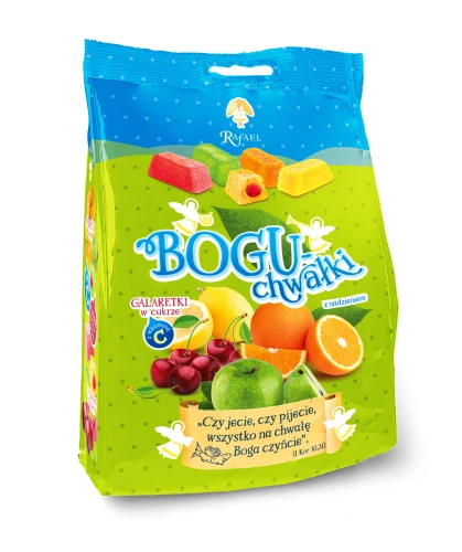 Boguchwałki - galaretki w cukrze z sokiem malinowym (BCH002)