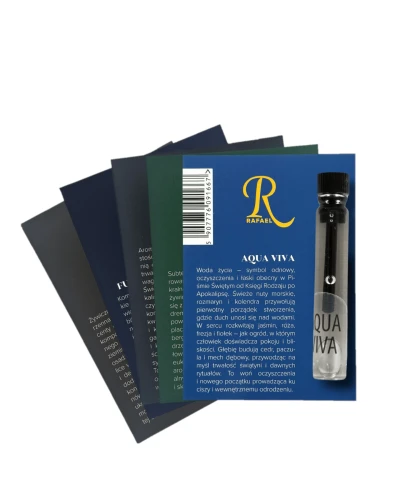 Zestaw próbek perfum „Aromaty Biblii” - DLA NIEGO + GRATIS voucher 10 zł